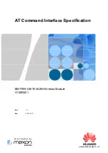 Preview for 1 page of Huawei EM770W At Command Interface Specification