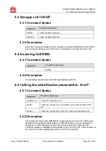 Предварительный просмотр 57 страницы Huawei EM770W At Command Interface Specification