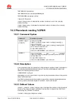 Preview for 118 page of Huawei EM770W At Command Interface Specification