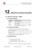 Preview for 129 page of Huawei EM770W At Command Interface Specification