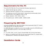 Preview for 5 page of Huawei EM770W Installation Manual