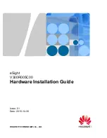 Предварительный просмотр 1 страницы Huawei eSight V300R005C00 Hardware Installation Manual