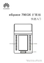 Huawei eSpace 7903X Quick Start Manual предпросмотр