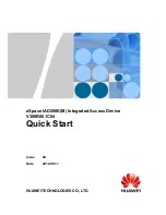 Предварительный просмотр 1 страницы Huawei eSpace IAD208E(M) Quick Start Manual