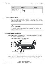 Preview for 11 page of Huawei eSpace IPC1201-VR Installation Manual