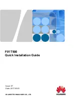 Preview for 1 page of Huawei F01T500 Quick Installation Manual