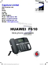 Preview for 1 page of Huawei F610 User Manual