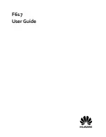 Preview for 1 page of Huawei F617 User Manual