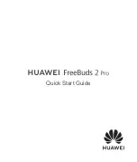Huawei FreeBuds 2 Pro Quick Start Manual preview