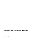 Huawei FreeBuds 3 User Mannual preview