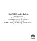 Preview for 1 page of Huawei FreeBuds Lite Quick Start Manual