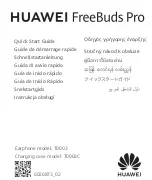 Huawei FreeBuds Pro Quick Start Manual предпросмотр