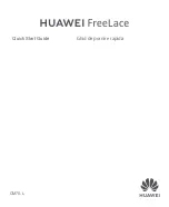 Предварительный просмотр 1 страницы Huawei FreeLace CM70-L Quick Start Manual