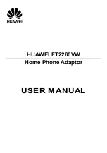 Preview for 1 page of Huawei FT2260VW User Manual