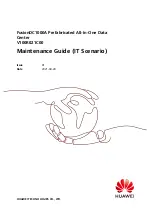 Предварительный просмотр 1 страницы Huawei FusionDC1000A Maintenance Manual