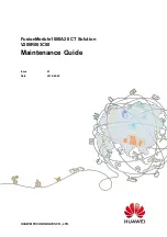 Preview for 1 page of Huawei FusionModule1000A20 Maintenance Manual