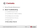 Preview for 88 page of Huawei FusionServer Pro G5500 Routine Maintenance