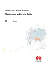 Huawei FusionServer Pro XH321 V5 Maintenance And Service Manual preview