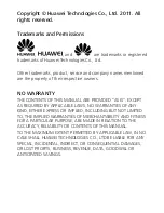 Preview for 2 page of Huawei G1000PLUS User Manual