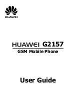 Предварительный просмотр 1 страницы Huawei G2157 User Manual