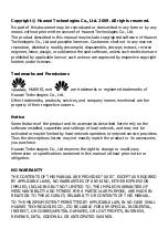 Предварительный просмотр 2 страницы Huawei G2157 User Manual