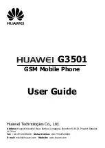 Preview for 1 page of Huawei G3501 User Manual