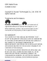 Preview for 1 page of Huawei G3510 Manual