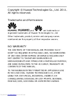 Huawei G3620 User Manual preview