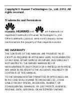 Preview for 42 page of Huawei G3621 User Manual