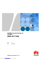 Preview for 1 page of Huawei G620-A2 Faq