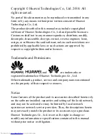 Предварительный просмотр 2 страницы Huawei G7050 User Manual