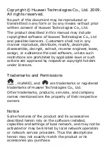 Preview for 2 page of Huawei G7600 User Manual