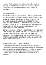Preview for 3 page of Huawei G7600 User Manual