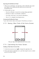 Preview for 19 page of Huawei GLORY H868C User Manual