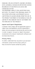 Preview for 92 page of Huawei h1621 User Manual