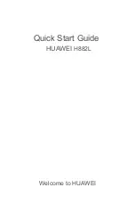 Preview for 1 page of Huawei H882L Quick Start Manual