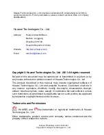 Preview for 3 page of Huawei HG552d User Manual