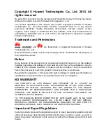 Preview for 3 page of Huawei HG622 User Manual