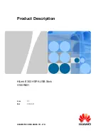 Предварительный просмотр 1 страницы Huawei HiLink E303h-03 Product Description