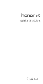 Preview for 1 page of Huawei Honor 6x Quick Start Manual