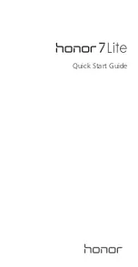 Preview for 1 page of Huawei Honor 7 lite NEM-L21 Quick Start Manual