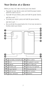 Предварительный просмотр 2 страницы Huawei HONOR JSN-L23 Quick Start Manual