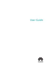 Preview for 1 page of Huawei Huawei MateView GT User Manual