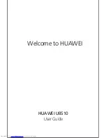 Huawei IDEOS X3 User Manual preview