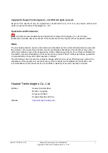 Preview for 2 page of Huawei IPC1601 User Manual
