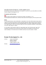 Preview for 2 page of Huawei IPC6123-WDL-A User Manual