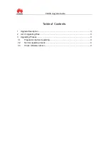 Preview for 2 page of Huawei K4203 Upgrade Manual