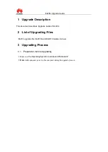 Preview for 3 page of Huawei K4203 Upgrade Manual