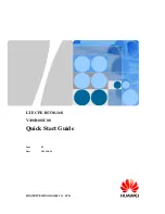 Huawei LTE CPE B5338-168 Quick Start Manual предпросмотр