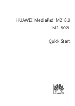 Huawei M2-802L Quick Start Manual preview